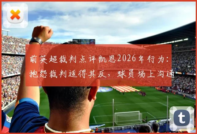 前英超裁判点评凯恩2026年行为：抱怨裁判适得其反，球员场上沟通的正确方式解析